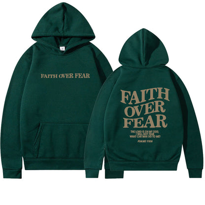 'Faith Over Fear' Fall Hoodie